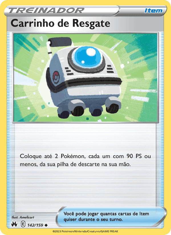 Realeza Absoluta の 142 番、Carrinho de Resgate