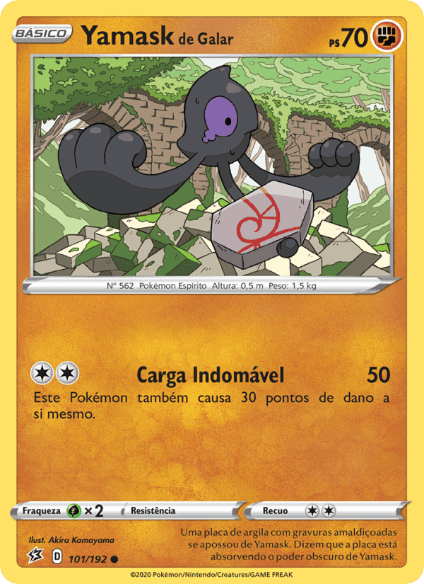Yamask de Galar, carte 101 de Rixa Rebelde