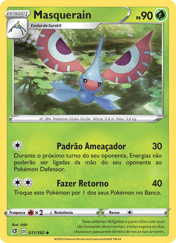 Masquerain, carta 11 de Rixa Rebelde