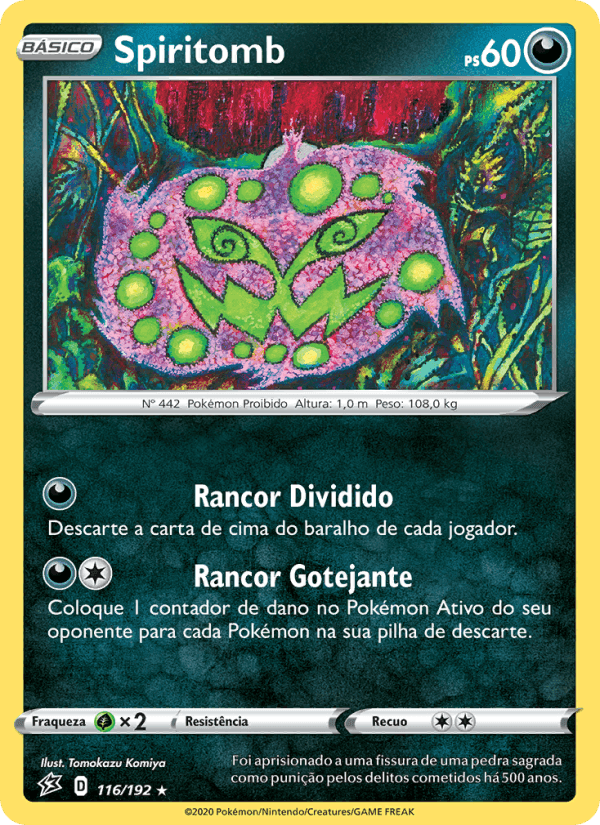 Spiritomb, carta 116 de Rixa Rebelde