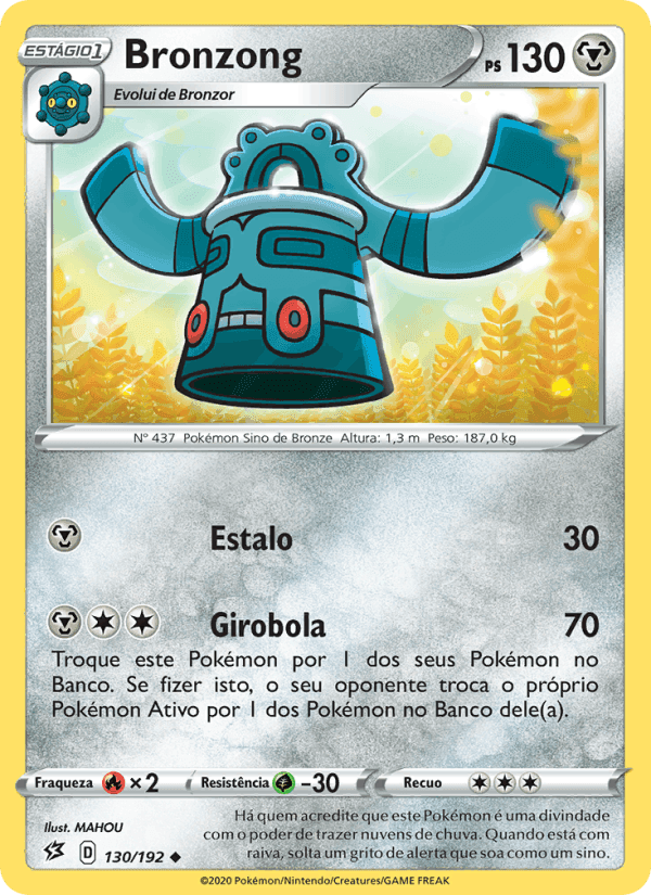 Bronzong, carta 130 di Rixa Rebelde