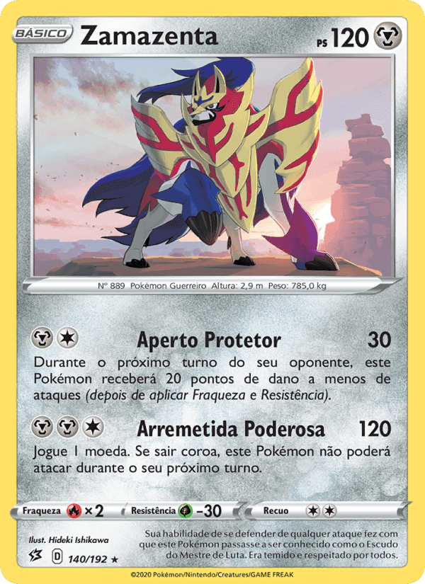 Zamazenta, carta 140 di Rixa Rebelde