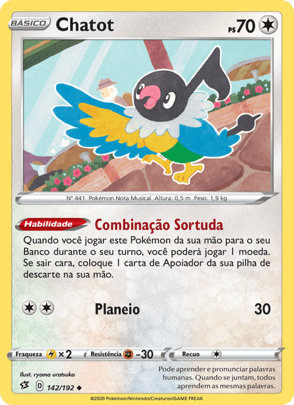 Chatot, card 142 from Rixa Rebelde