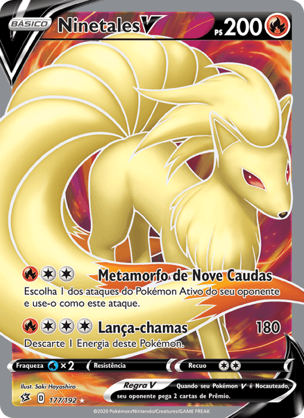 Ninetales V, carta 177 de Rixa Rebelde