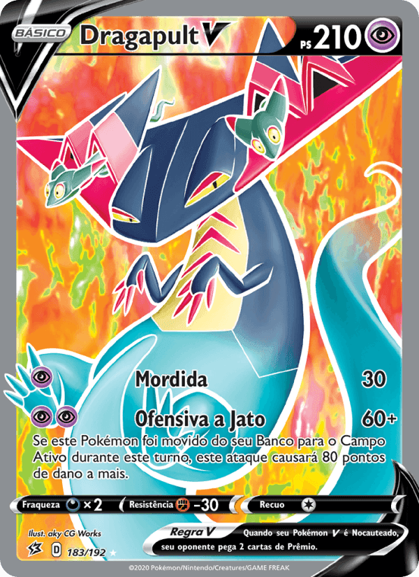 Dragapult V, card 183 from Rixa Rebelde