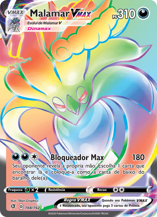 Malamar VMAX, carta 198 de Rixa Rebelde