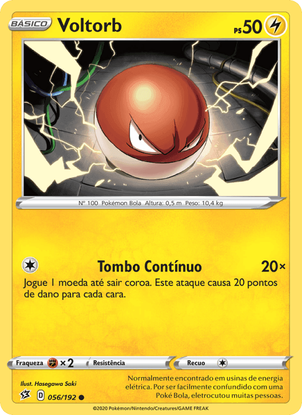 Voltorb, carta 56 de Rixa Rebelde