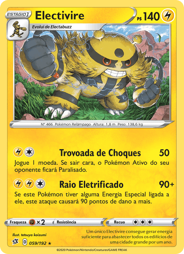 Rixa Rebelde の 59 番、Electivire