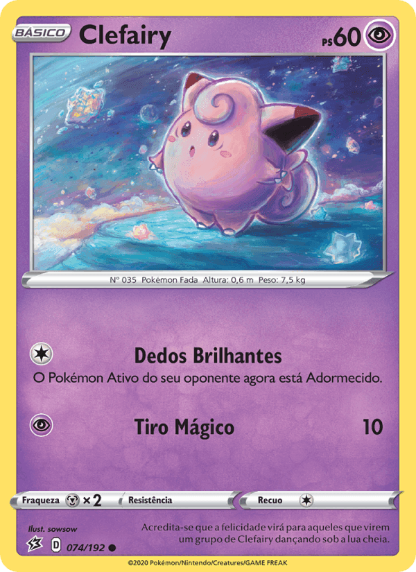 Clefairy, carta 74 de Rixa Rebelde