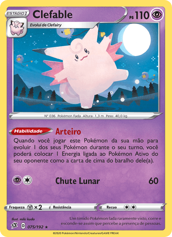 Clefable, carta 75 de Rixa Rebelde