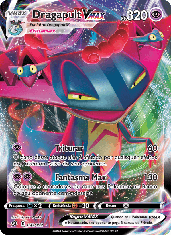 Dragapult VMAX, card 93 from Rixa Rebelde
