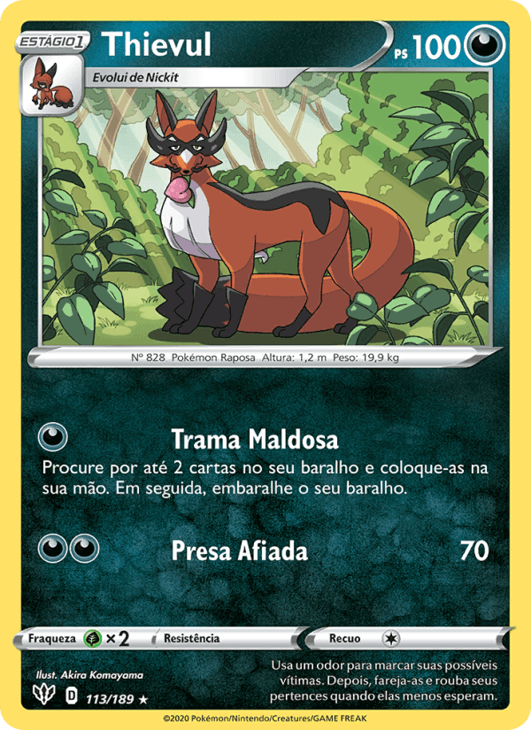 Thievul, card 113 from Escuridão Incandescente