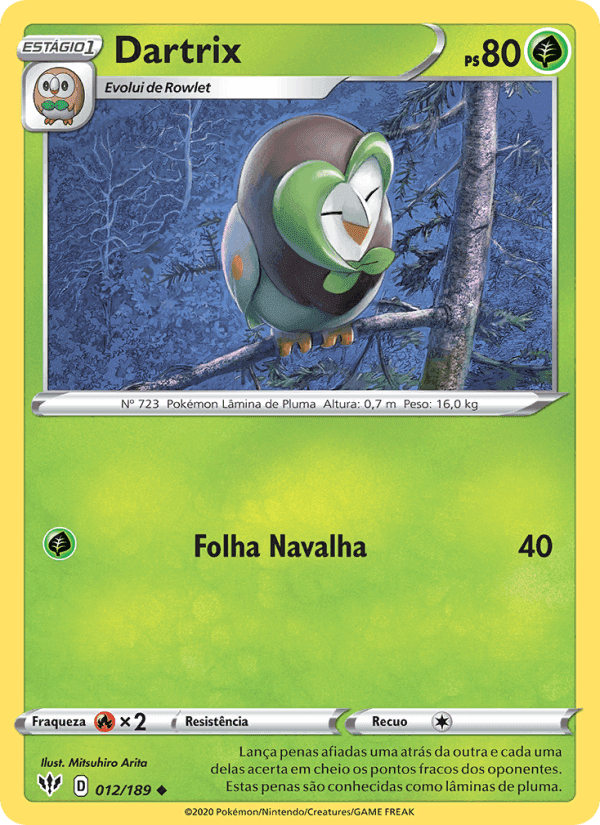 Dartrix, carta 12 de Escuridão Incandescente