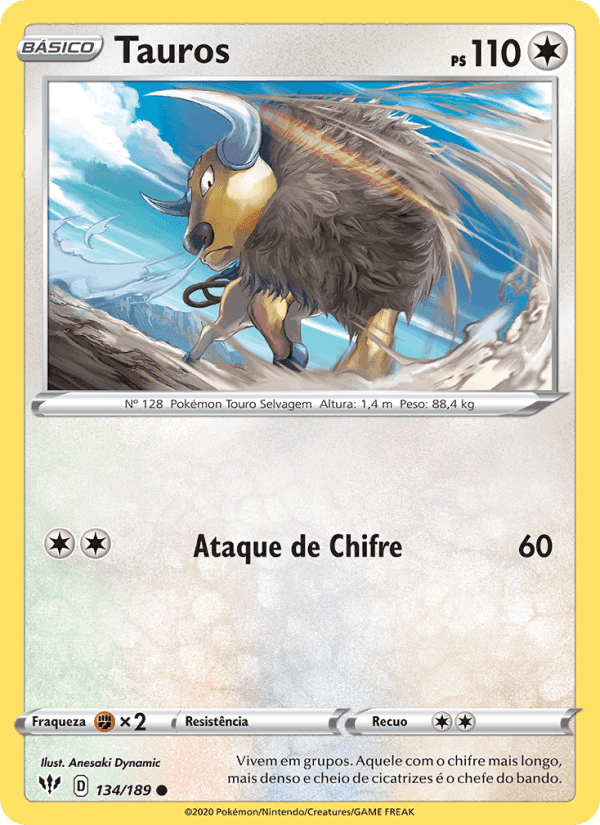 Tauros, carta 134 de Escuridão Incandescente