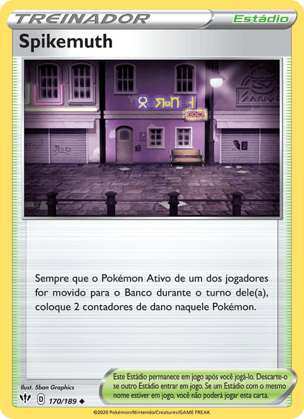 Spikemuth, card 170 from Escuridão Incandescente