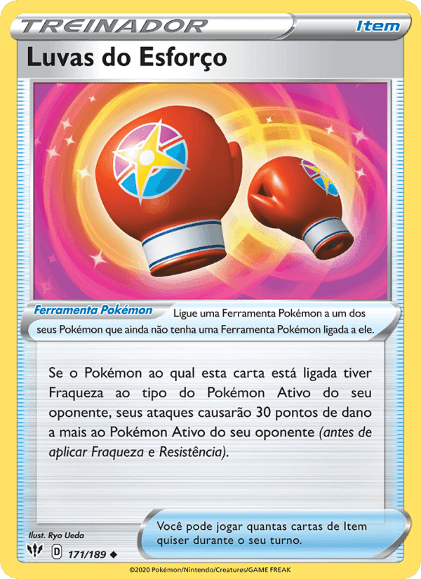 Luvas do Esforço, card 171 from Escuridão Incandescente