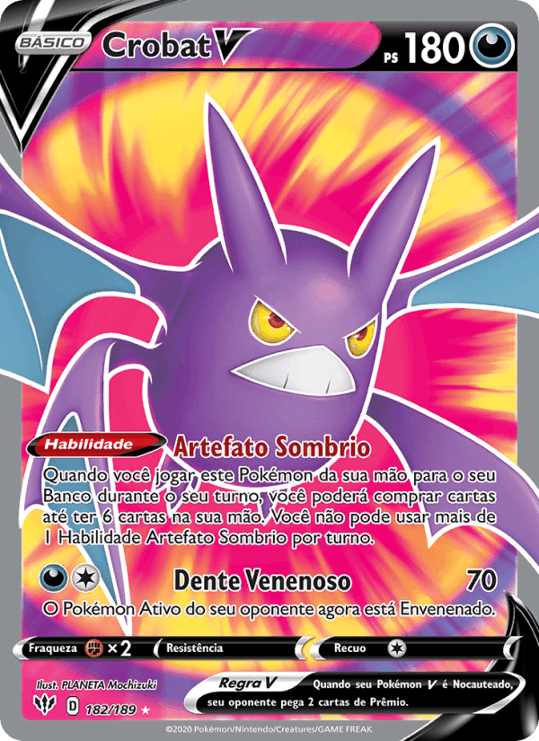 Crobat V, carta 182 de Escuridão Incandescente