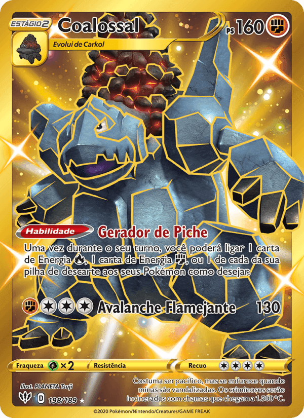 Coalossal, card 198 from Escuridão Incandescente