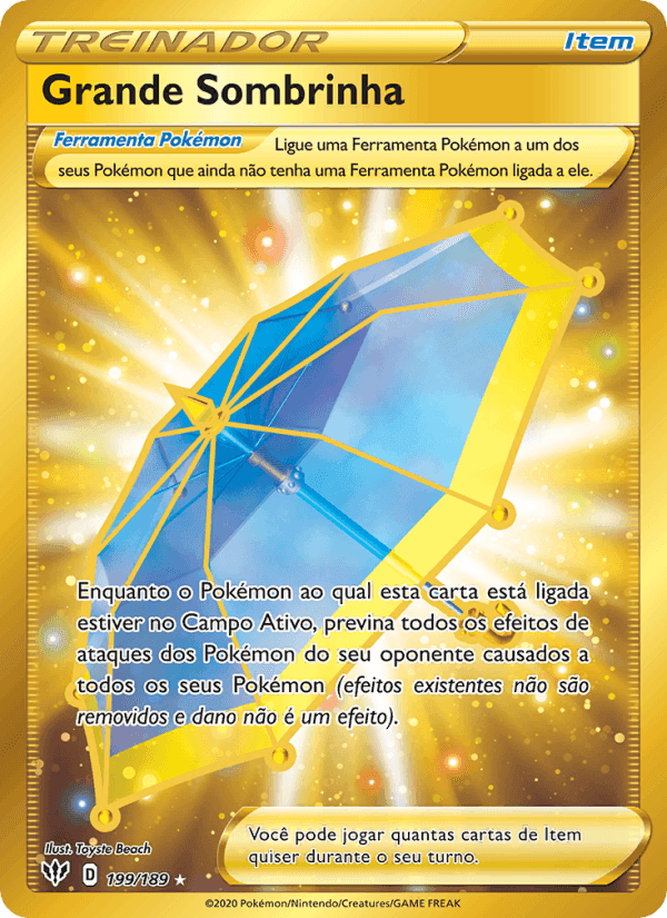 Grande Sombrinha, card 199 from Escuridão Incandescente