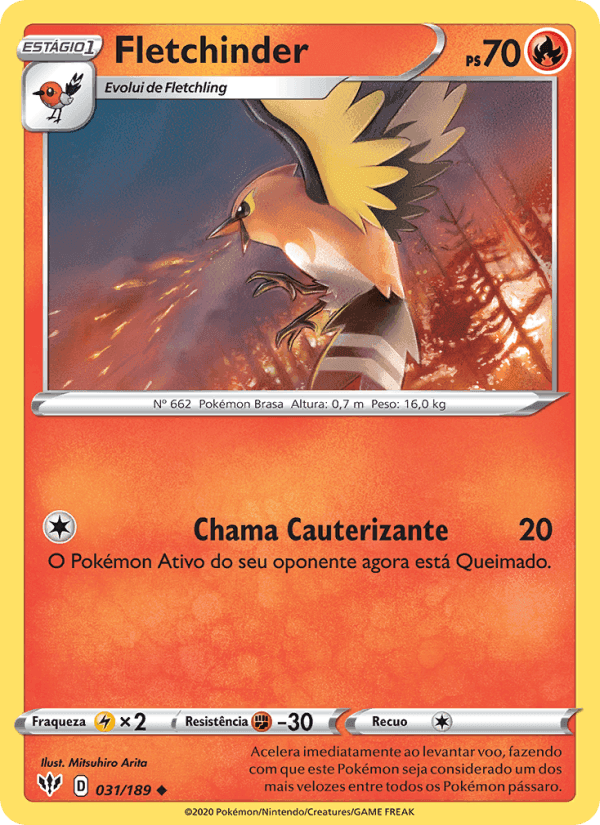 Fletchinder, carta 31 de Escuridão Incandescente