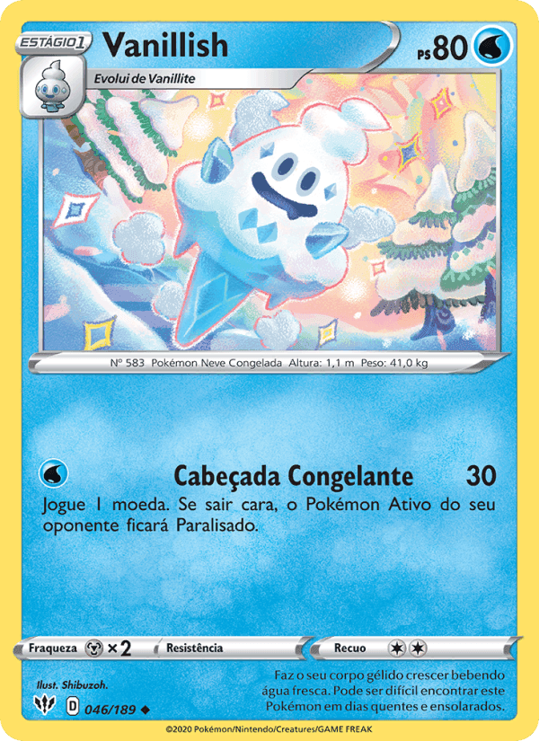 Vanillish, carta 46 de Escuridão Incandescente