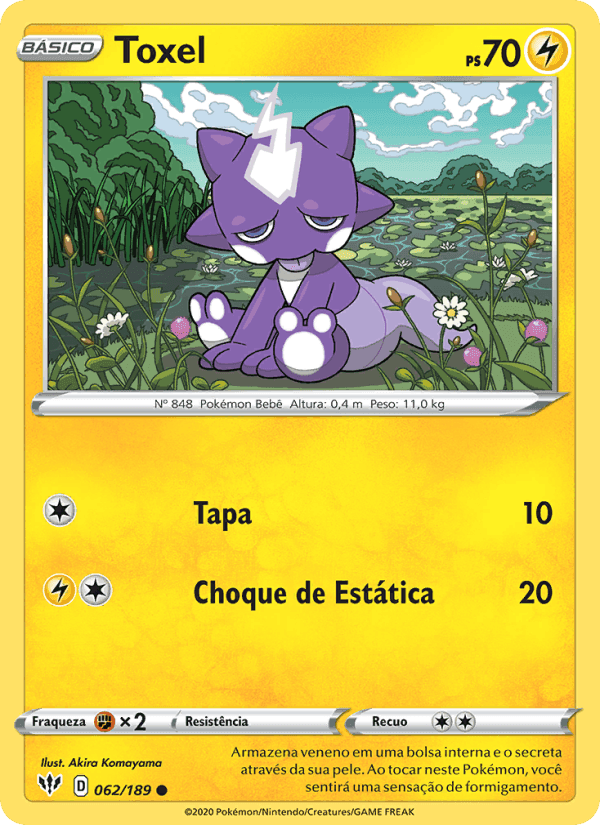 Toxel, card 62 from Escuridão Incandescente