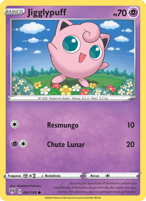 Jigglypuff, carta 67 di Escuridão Incandescente
