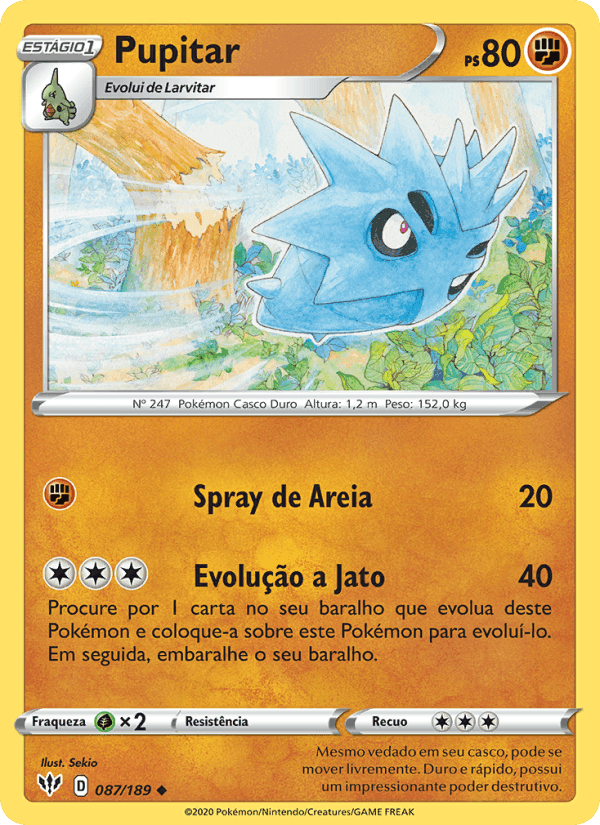 Pupitar, carta 87 de Escuridão Incandescente
