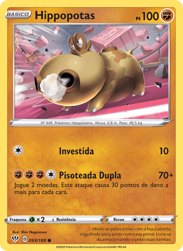 Hippopotas, carta 93 de Escuridão Incandescente