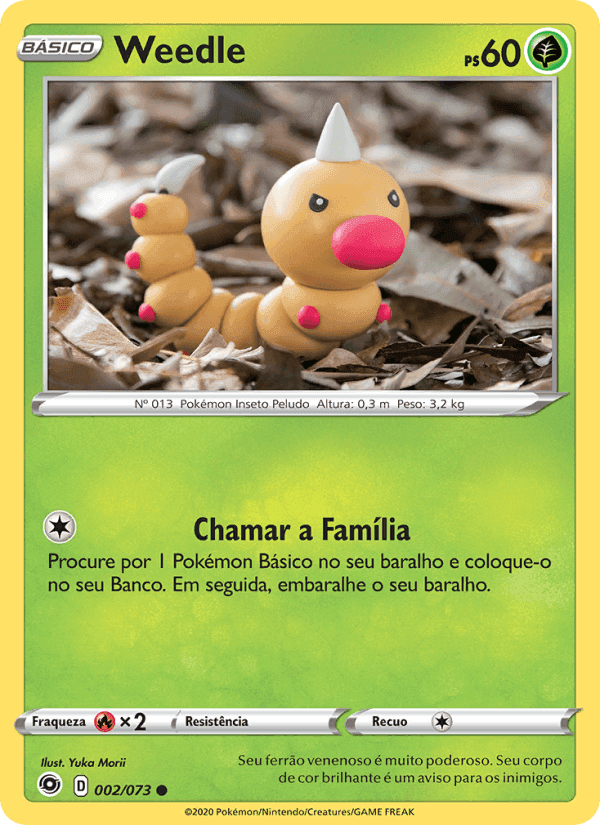 Weedle, carta 2 de Caminho do Campeão