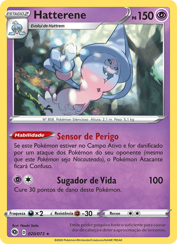 Hatterene, card 20 from Caminho do Campeão