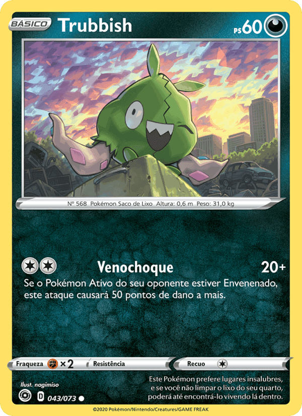 Trubbish, carta 43 de Caminho do Campeão