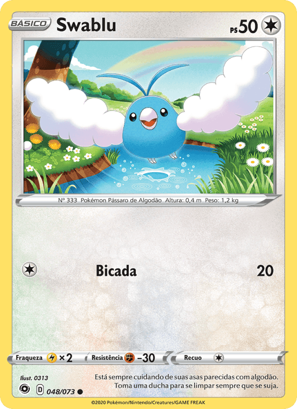 Swablu, carta 48 di Caminho do Campeão