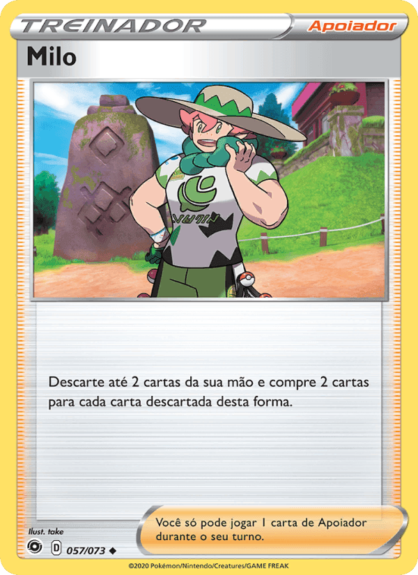 Milo, card 57 from Caminho do Campeão