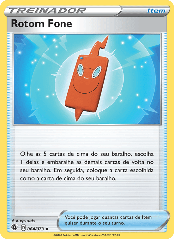 Rotom Fone, carta 64 de Caminho do Campeão