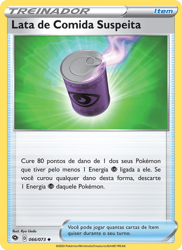 Lata de Comida Suspeita, carta 66 de Caminho do Campeão