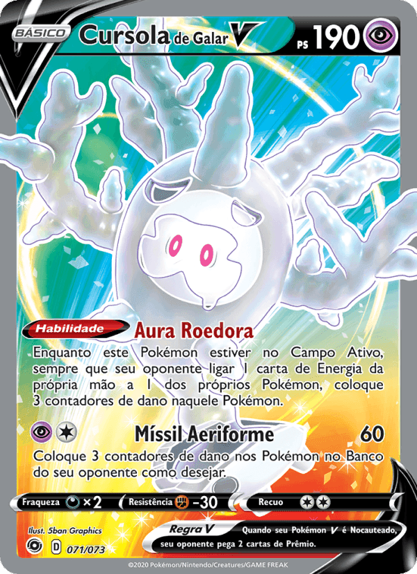 Cursola de Galar V, carta 71 de Caminho do Campeão