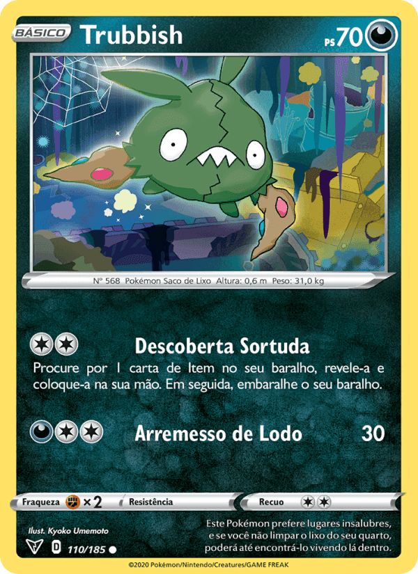 Trubbish, carta 110 de Voltagem Vívida