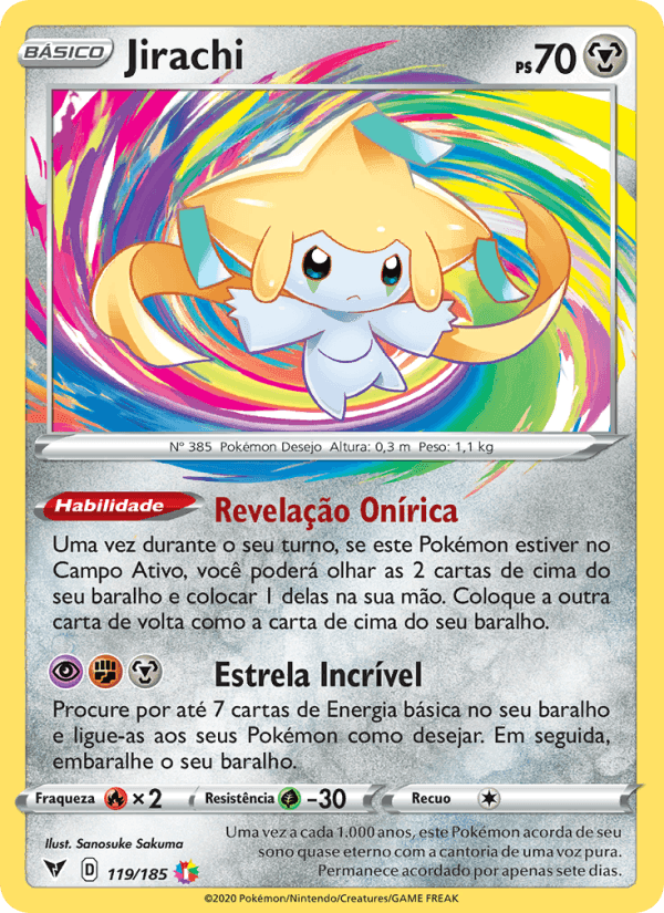 Jirachi, carta 119 de Voltagem Vívida