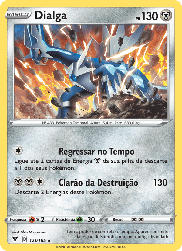 Dialga, carta 121 di Voltagem Vívida