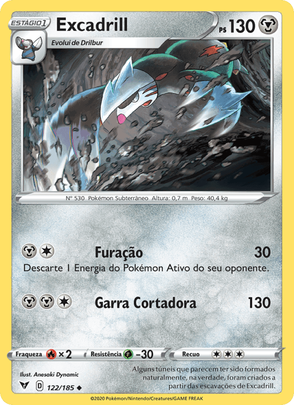 Excadrill, carta 122 de Voltagem Vívida
