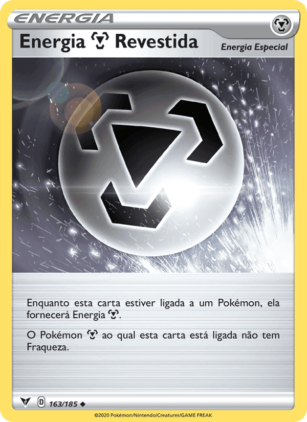 Energia Metal Revestida, carta 163 de Voltagem Vívida