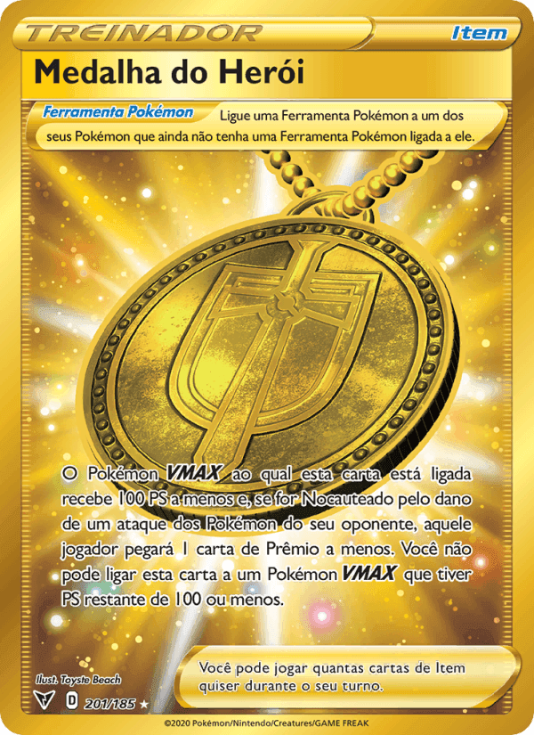 Medalha do Herói, card 201 from Voltagem Vívida