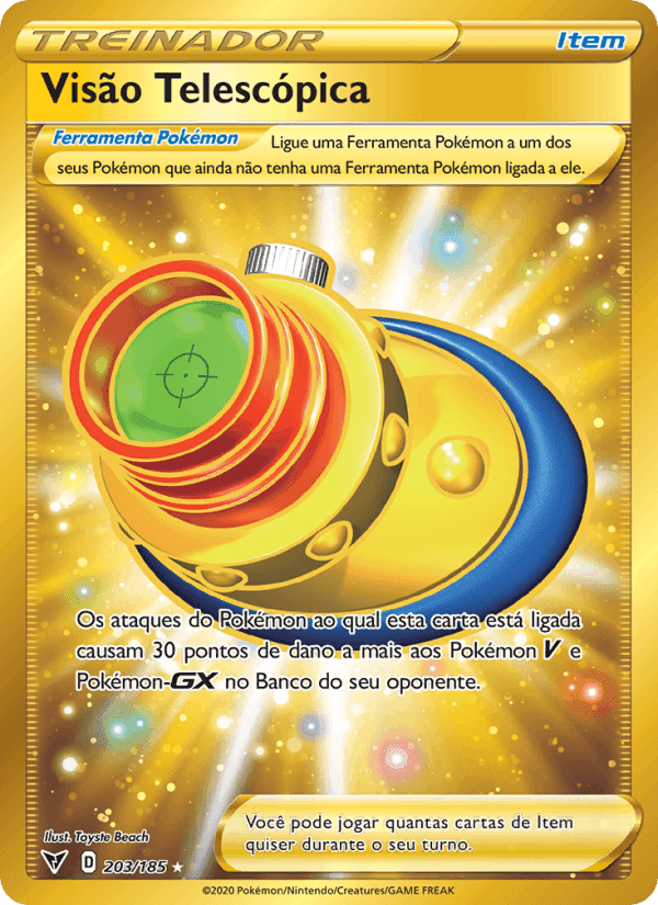Visão Telescópica, carta 203 de Voltagem Vívida