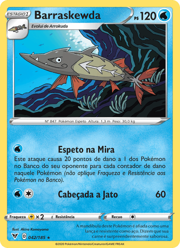 Barraskewda, carta 42 de Voltagem Vívida