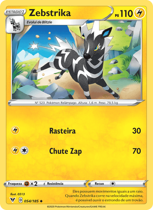 Zebstrika, carta 54 de Voltagem Vívida