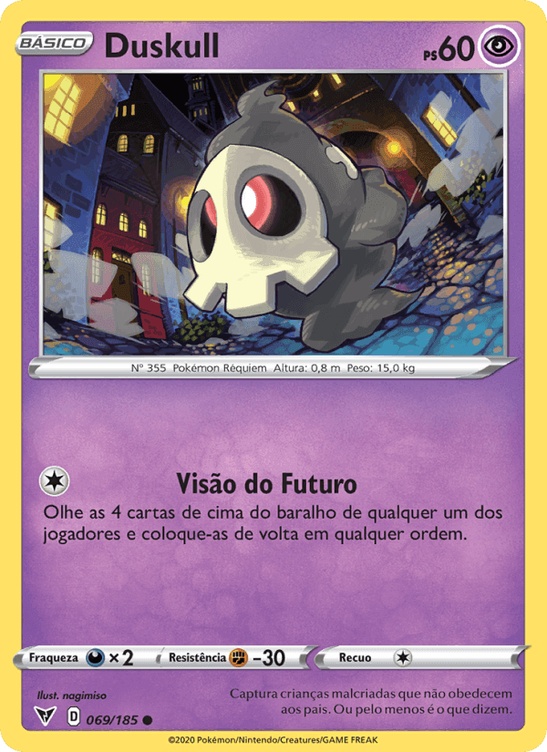 Duskull, carta 69 de Voltagem Vívida