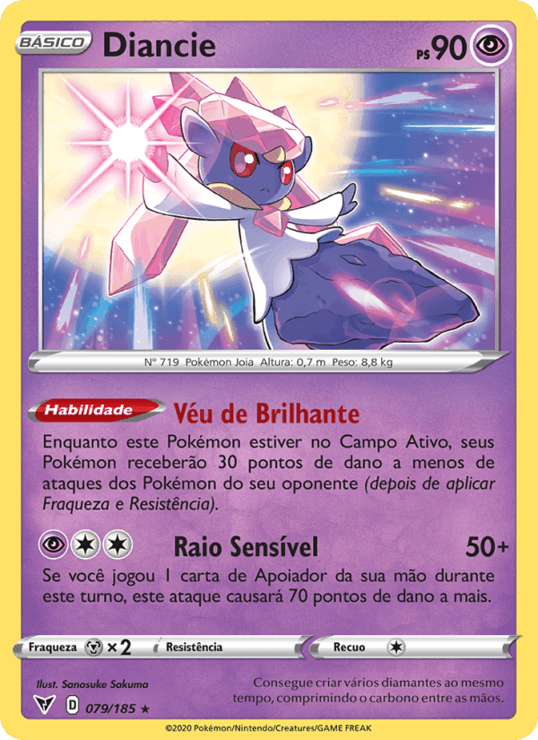 Diancie, card 79 from Voltagem Vívida