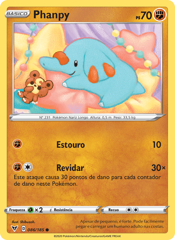 Phanpy, carta 86 di Voltagem Vívida