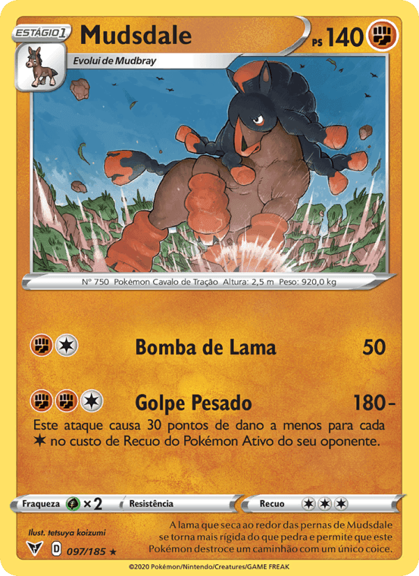 Mudsdale, carta 97 de Voltagem Vívida